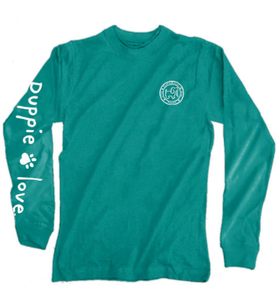 PUPPIE LOVE BRAND - Dog Mom Pattern Pup, Adult LS