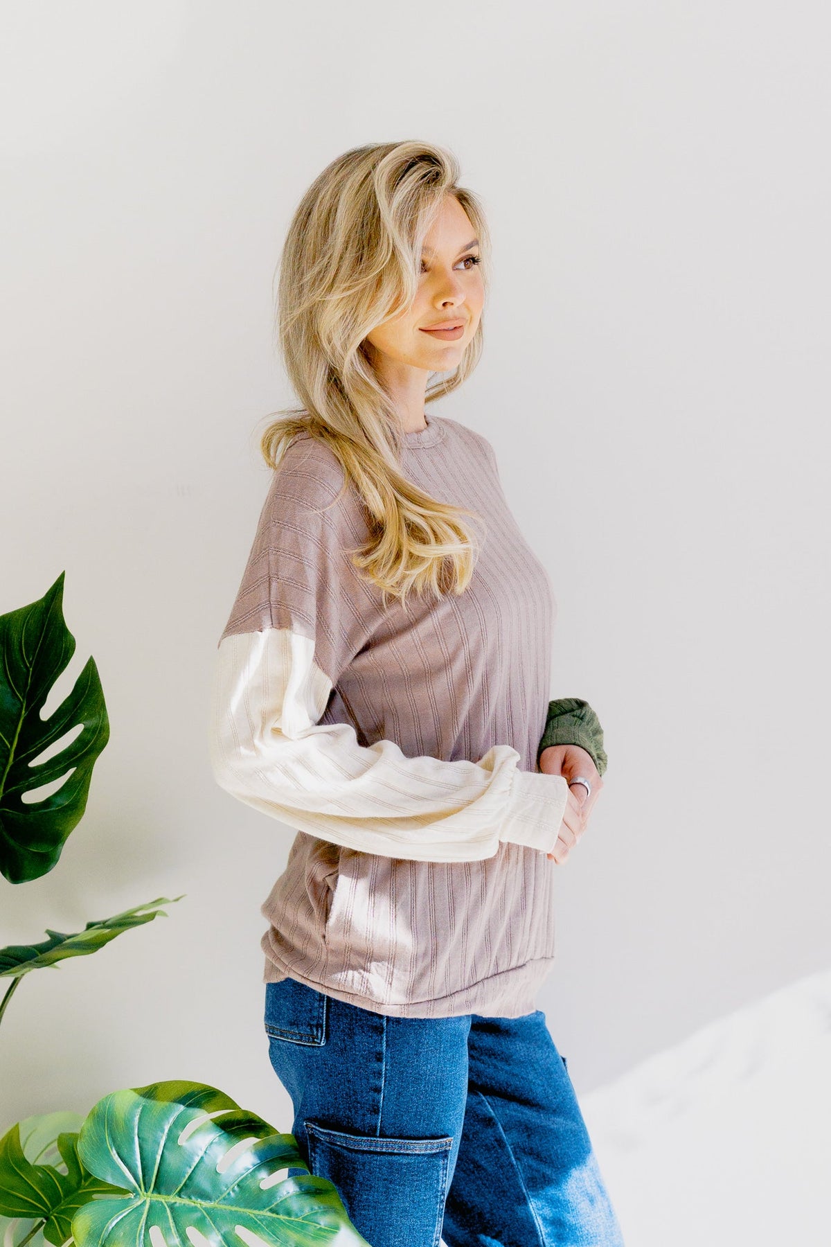 Rustling Fern Puff Sleeve