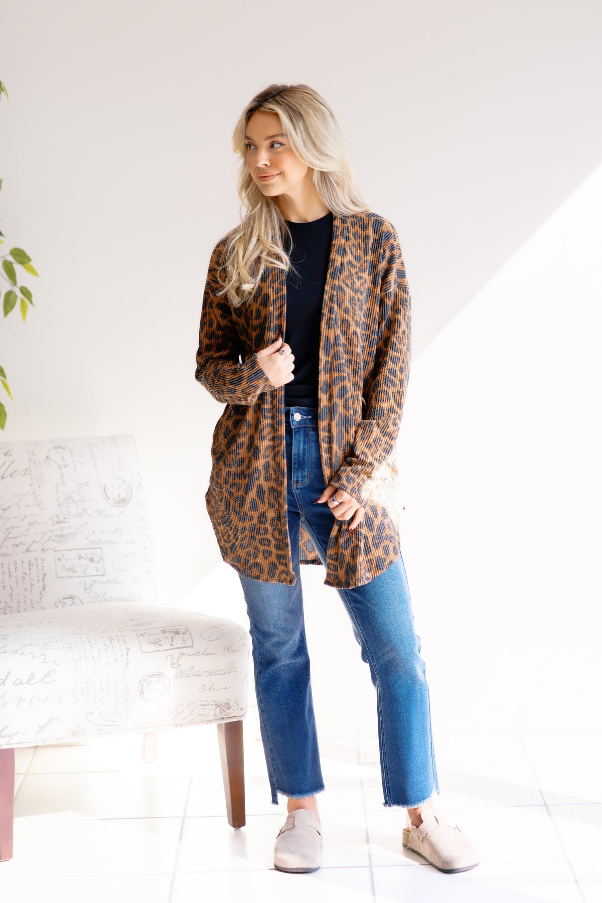 Brown Sugar Spots Cardigan