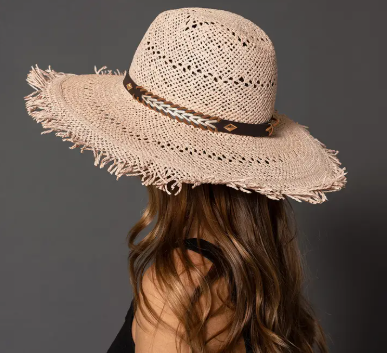 Jen & Co. Claudia Straw Sun Hat