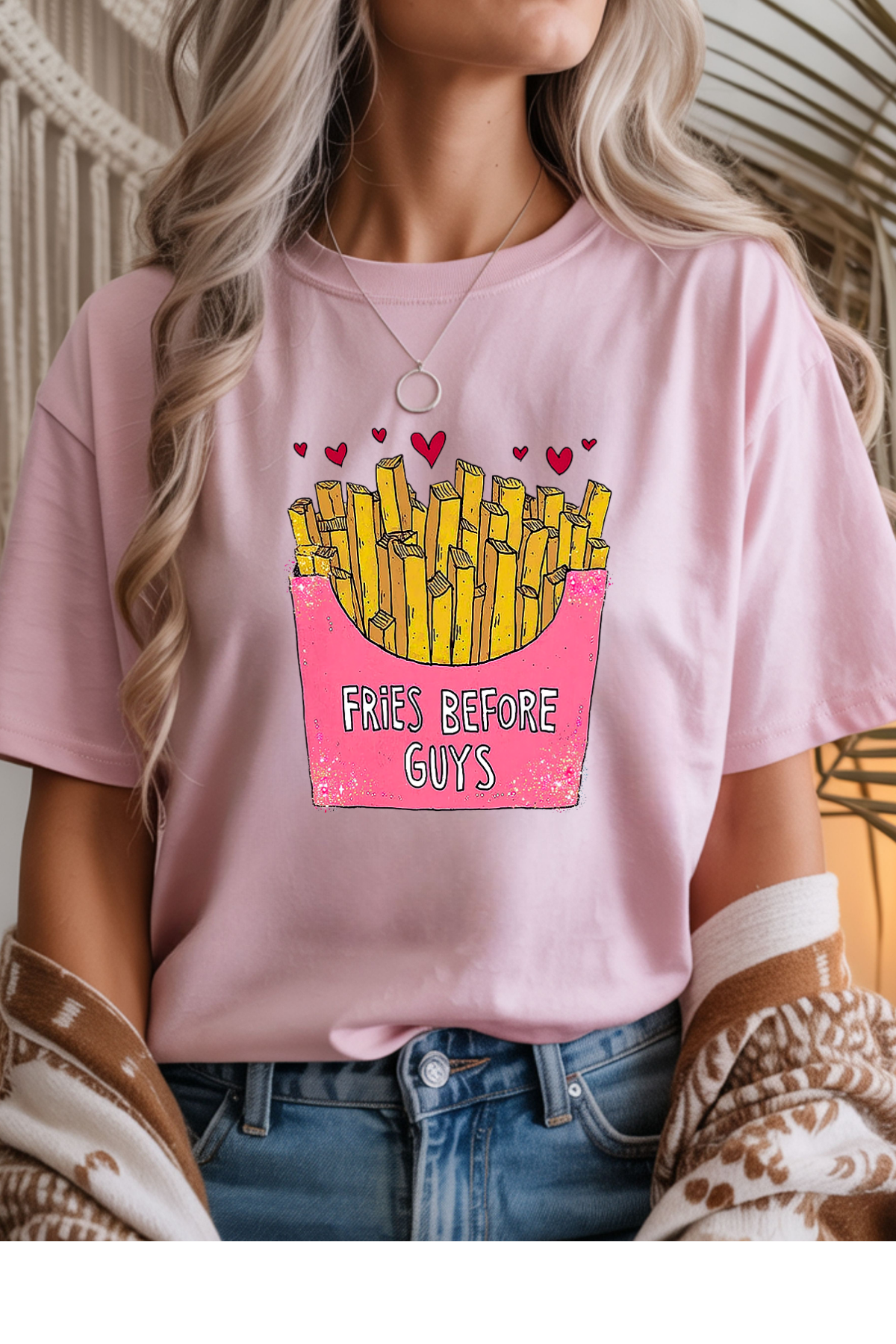 Fries Before Guys Graphic Tee