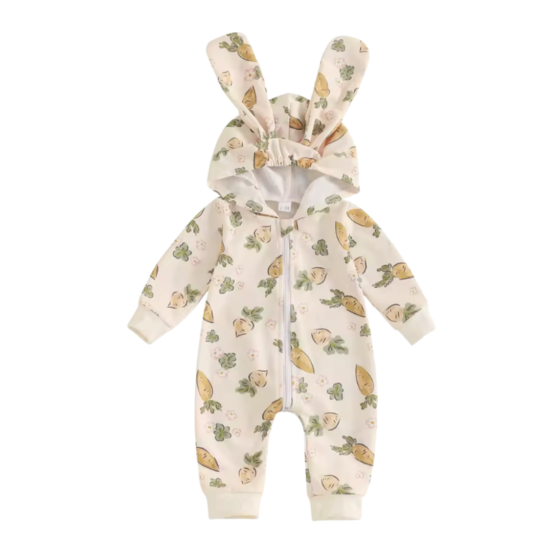 Carrot Hooded Ear Jumper