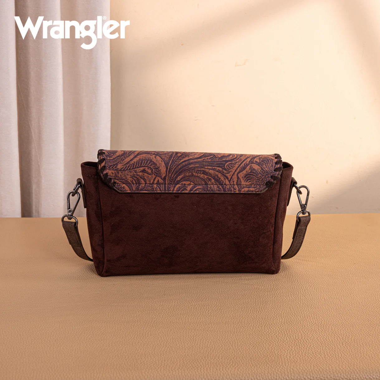 Wrangler Vintage Floral Crossbody Bag wPouch