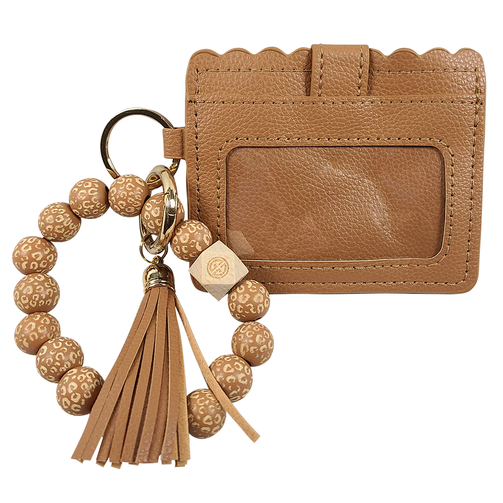 Lulu Mac Beaded Wristlet w/ ID Wallet