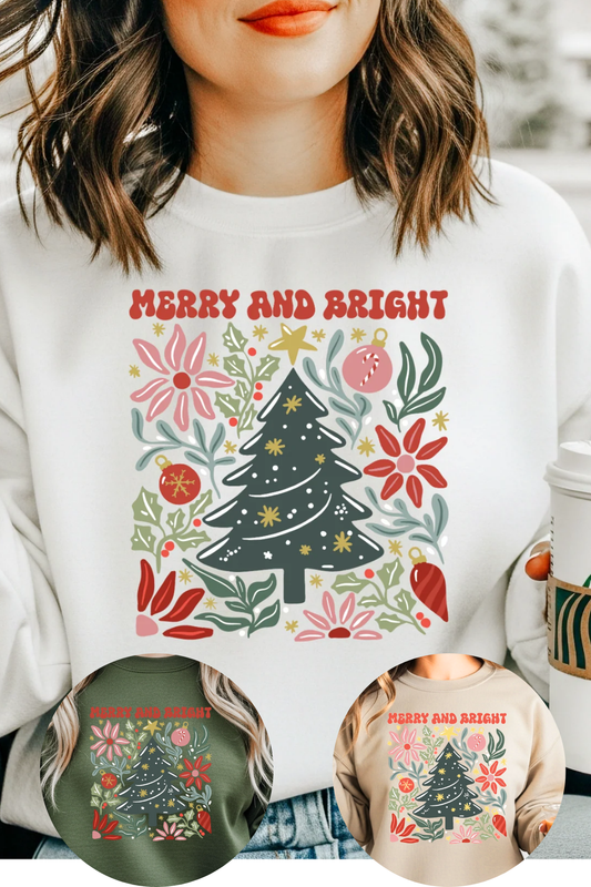 (10-31-25) Merry & Bright  Sweatshirt