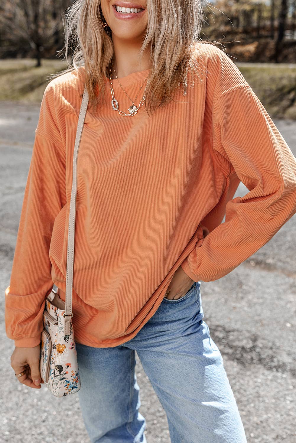 Jolene Corded Sweatshirt