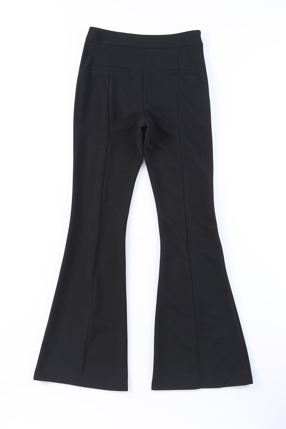 Heather Split Hem High Waist Pants