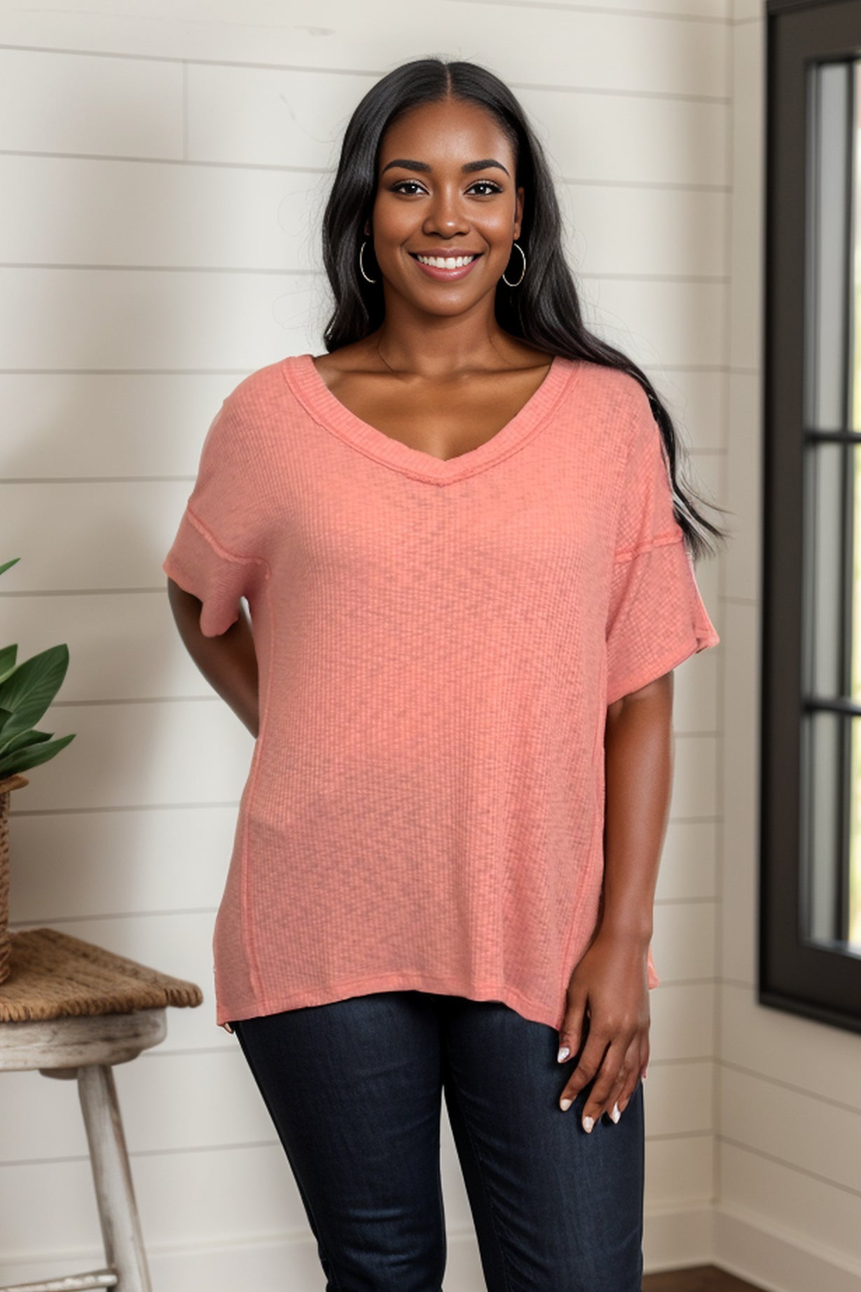 Coral Coast - Short Sleeve Top