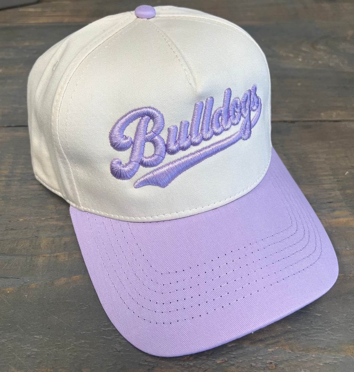 Embroidered Cap Bulldogs Puff