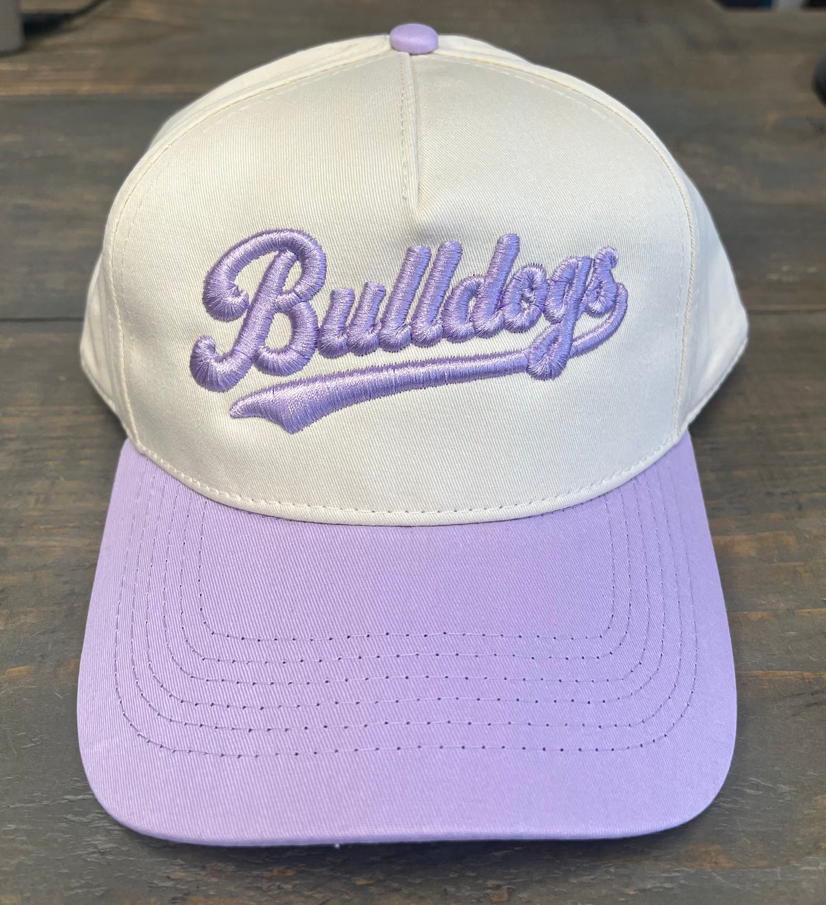 Embroidered Cap Bulldogs Puff