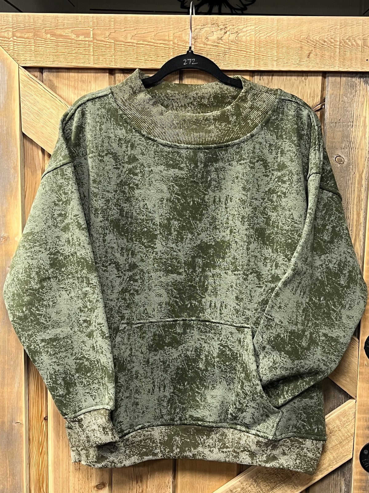 Mock Neck Sweatshirt