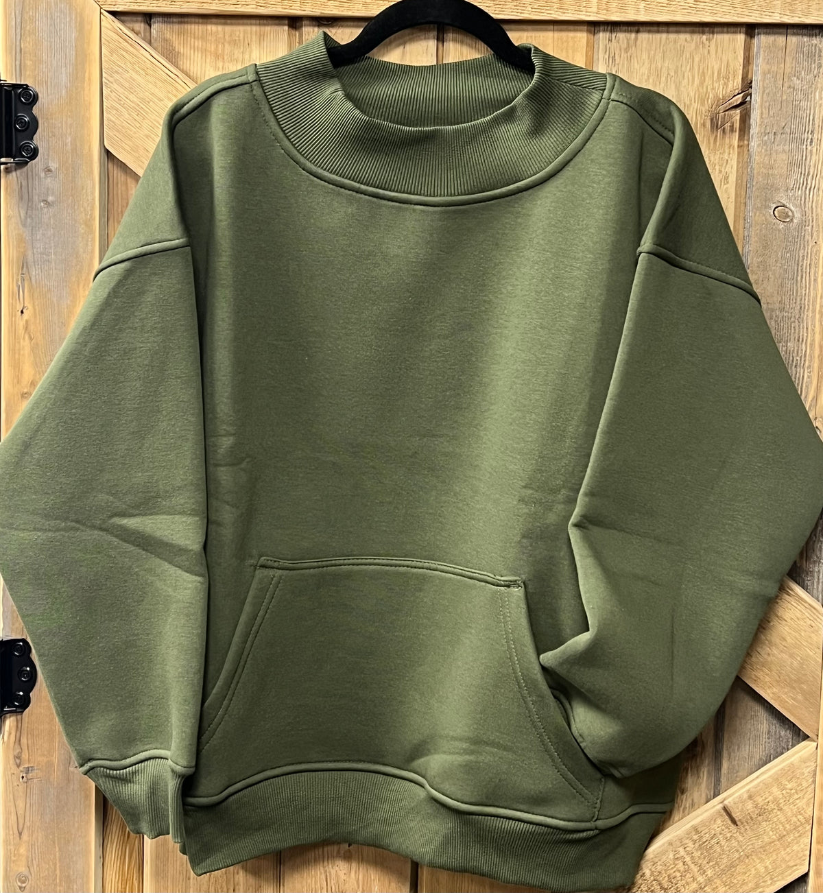 Mock Neck Sweatshirt
