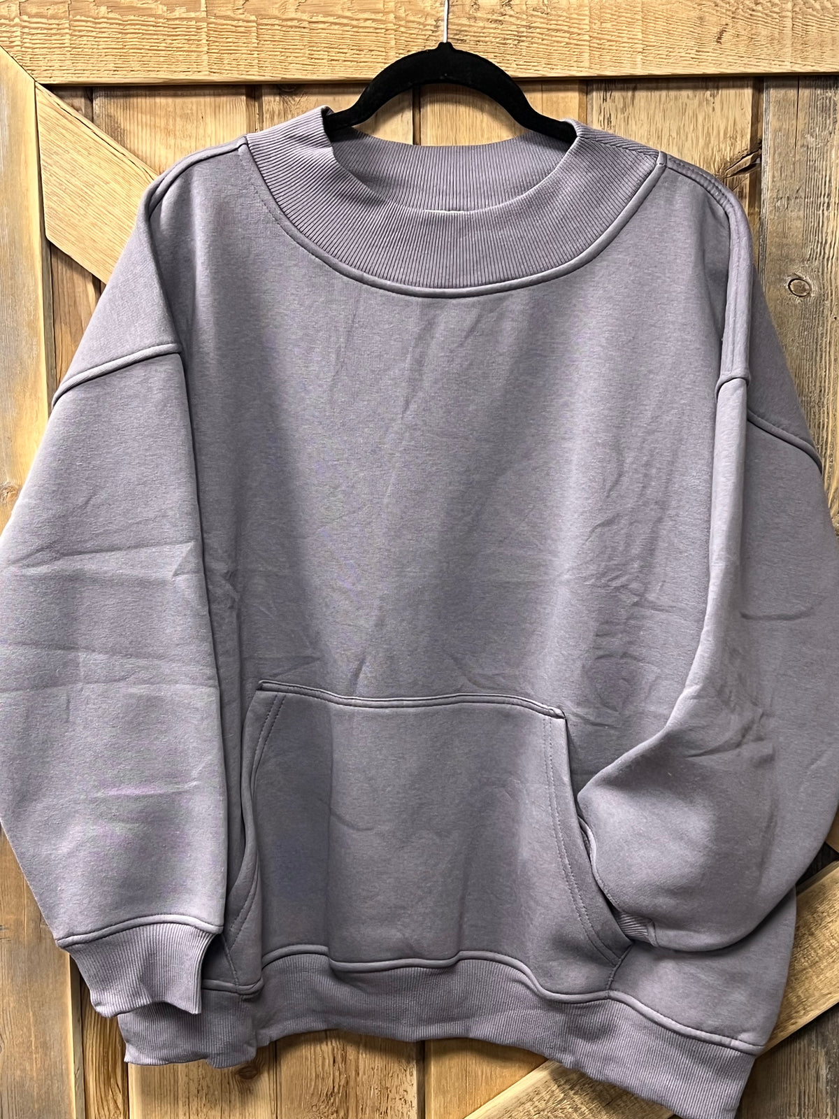 Mock Neck Sweatshirt