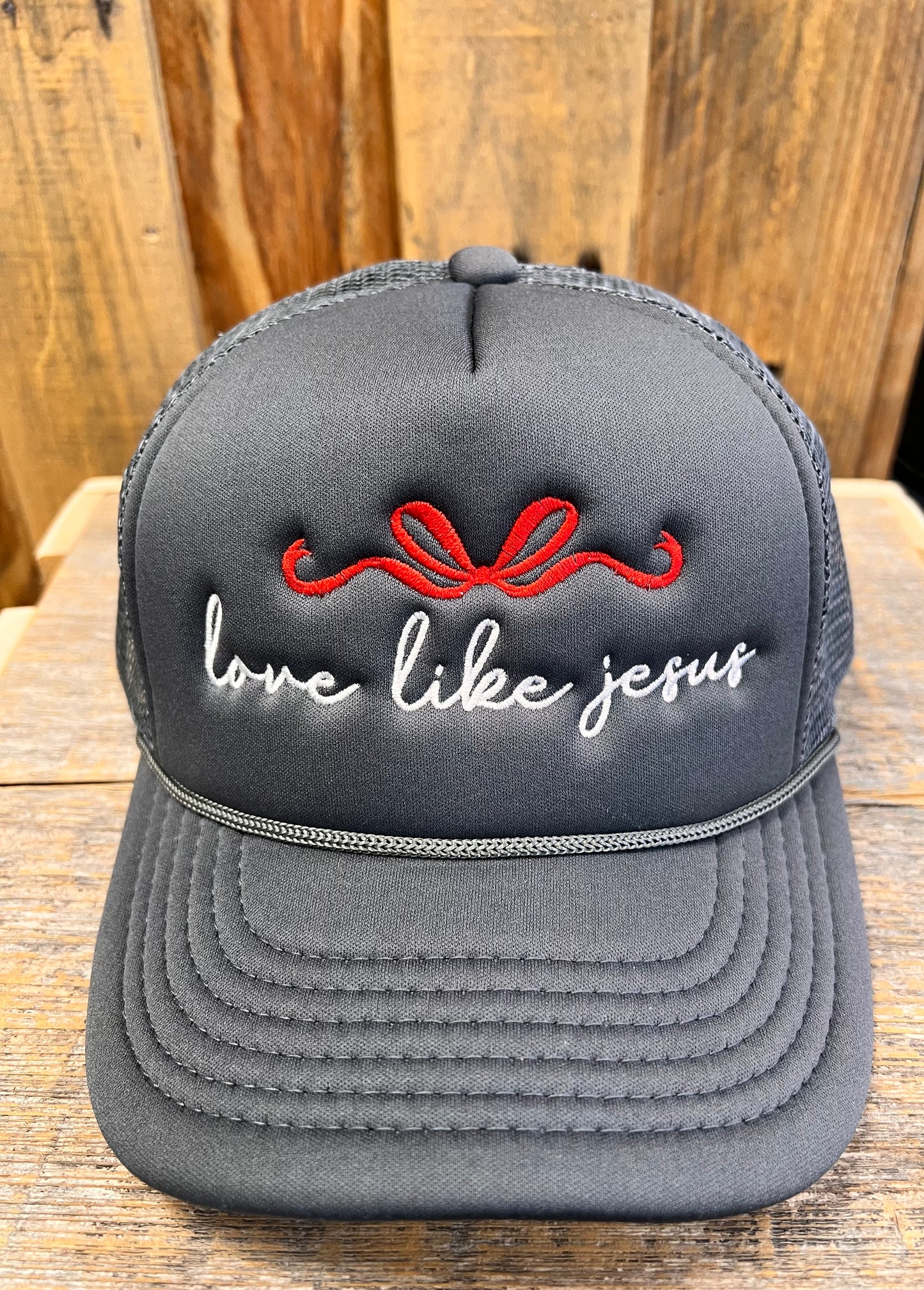 Love Like Jesus Embroidered Trucker Hat