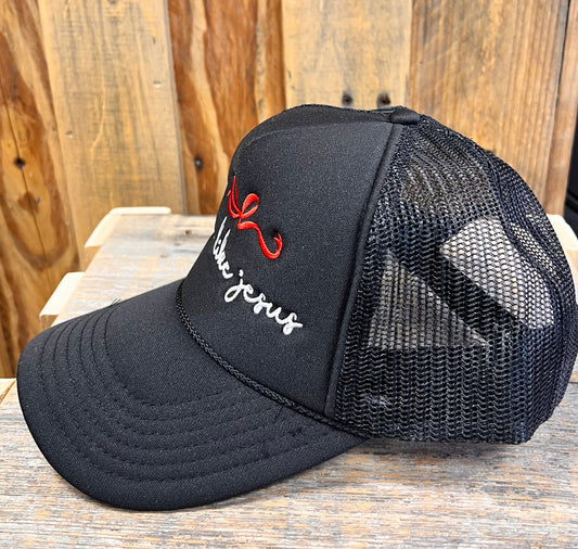 Love Like Jesus Embroidered Trucker Hat