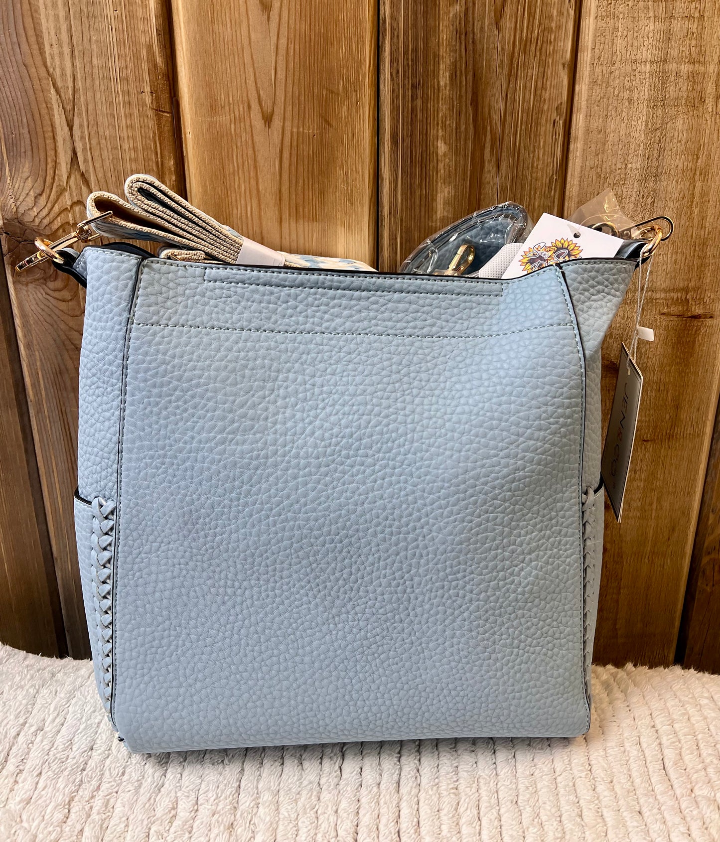 Jen & Co. Penny 2-in-1 Bucket Bag w/Guitar Strap