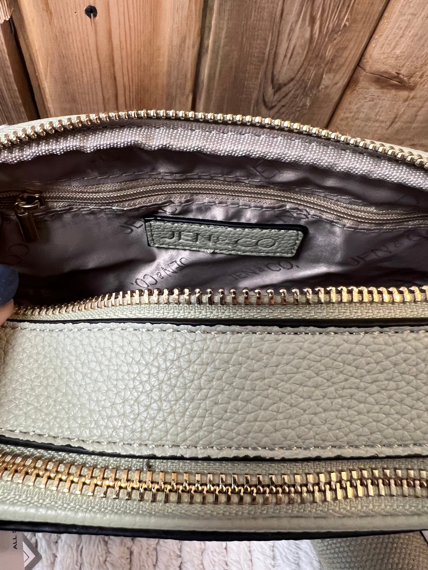 Jen & Co. Sky Dual Zip Crossbody