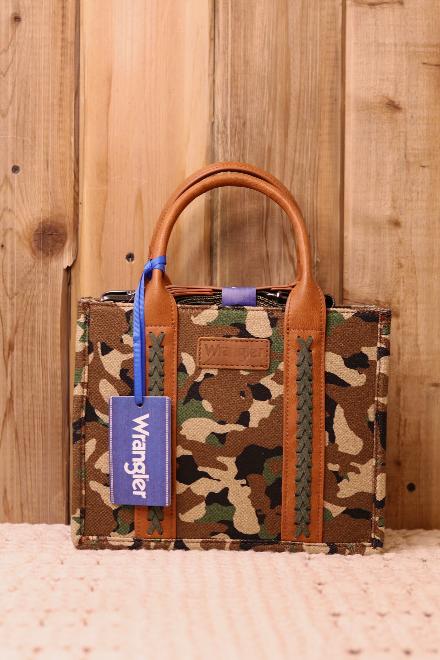 Wrangler Camo Print Crossbody/Tote/Handbag