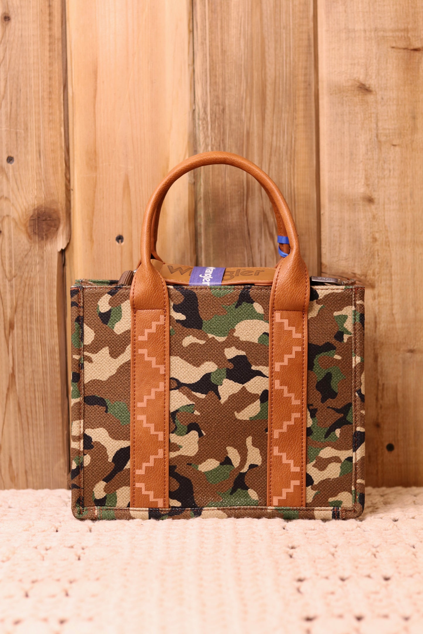 Wrangler Camo Print Crossbody/Tote/Handbag
