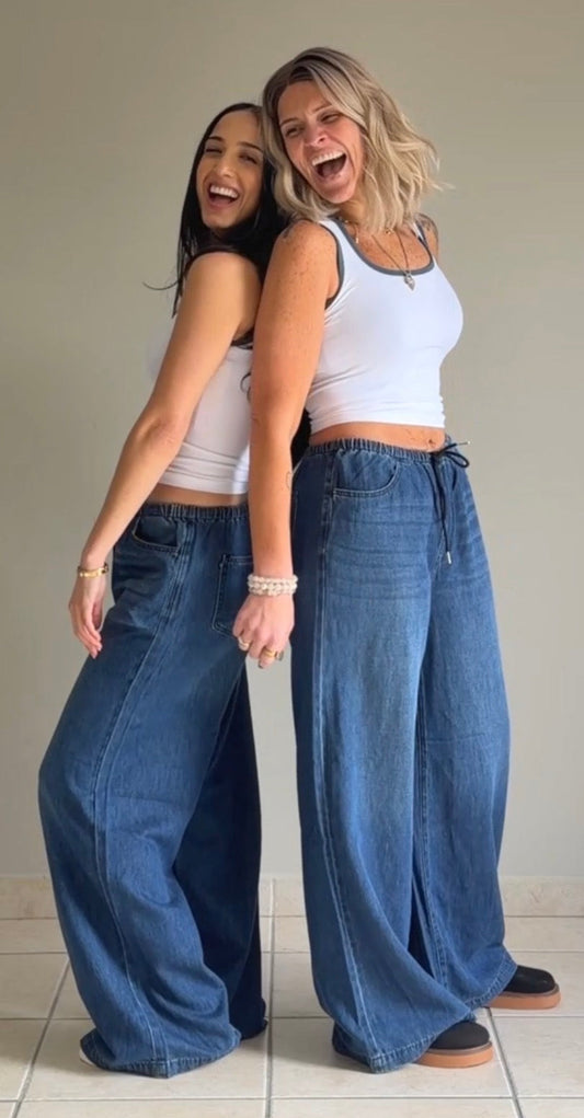 Midnight Wash Judy Blue Palazzos