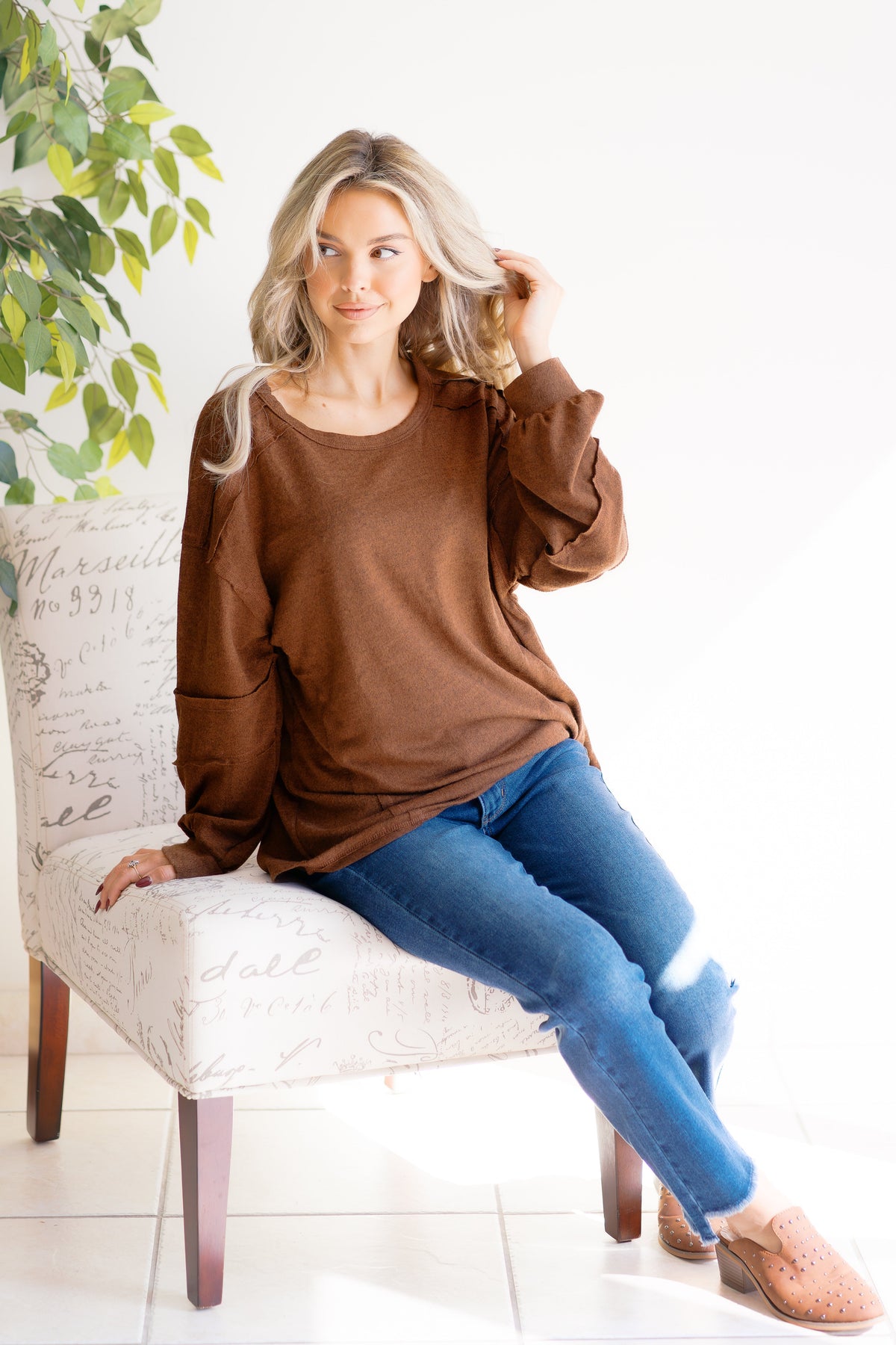 Chestnut Charm Pullover
