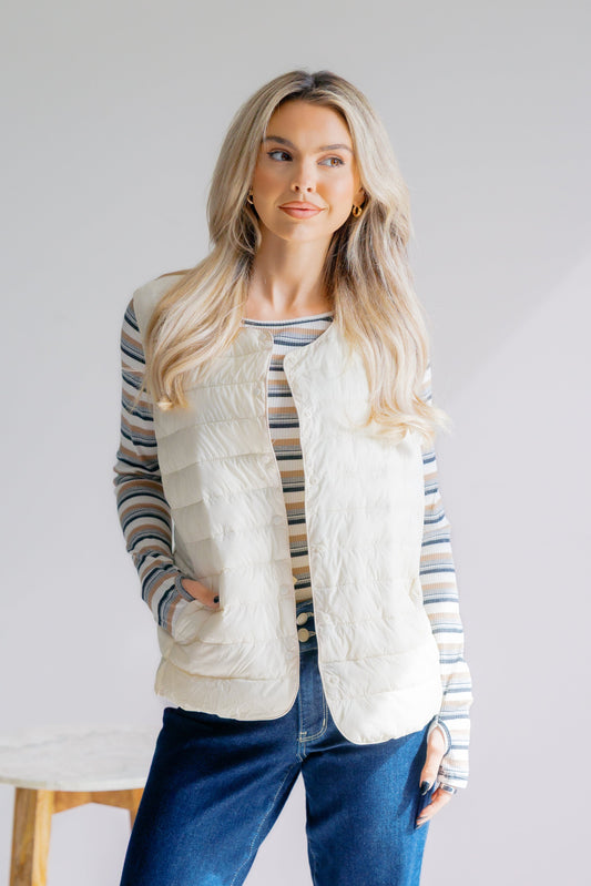 Ivory Glow Vest