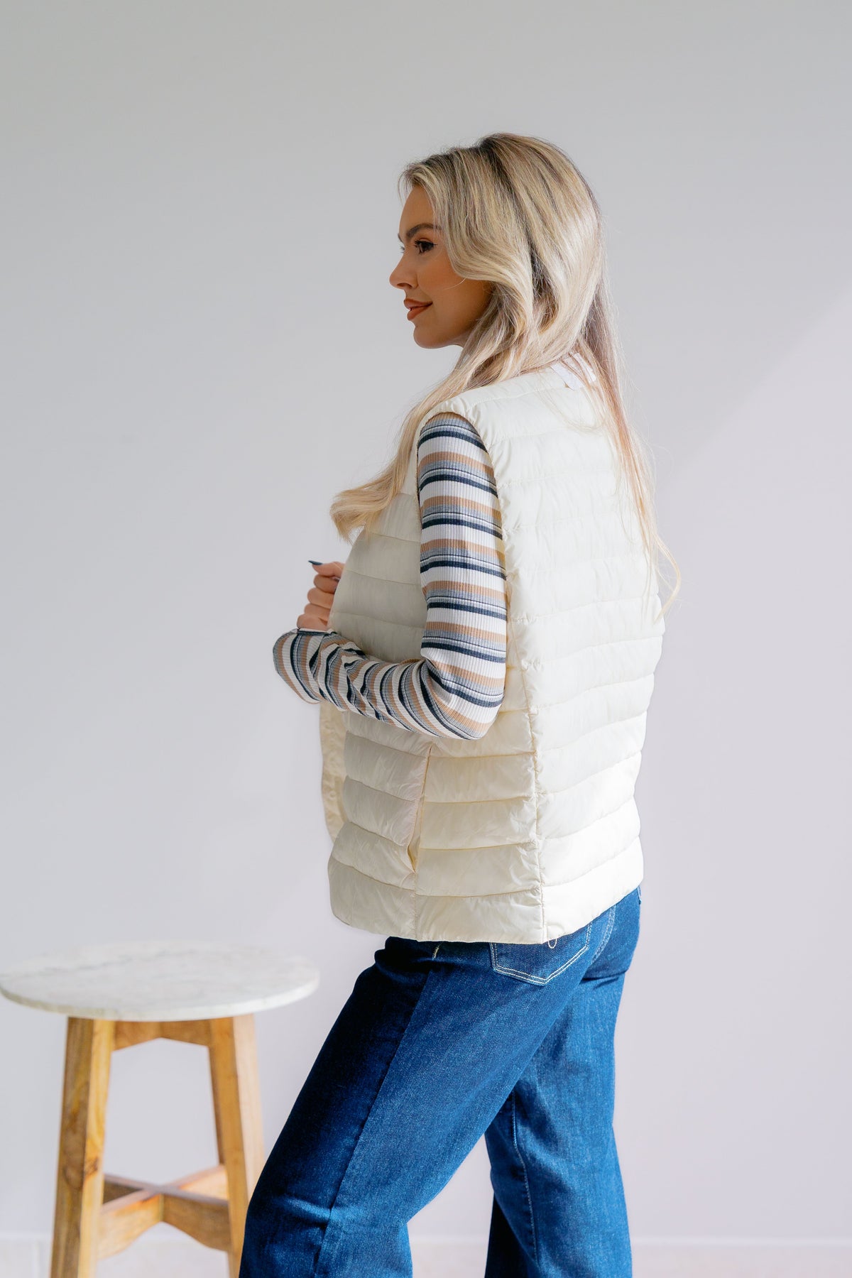 Ivory Glow Vest