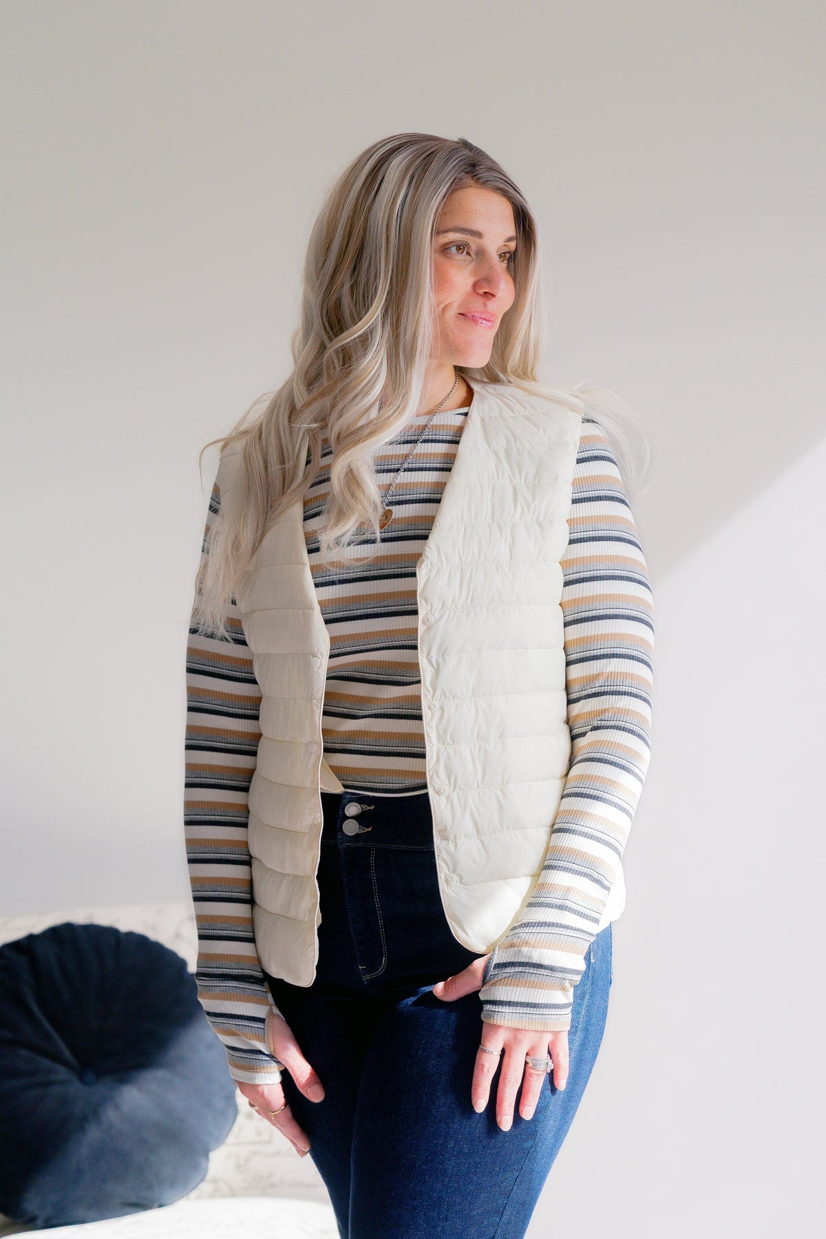 Ivory Glow Vest