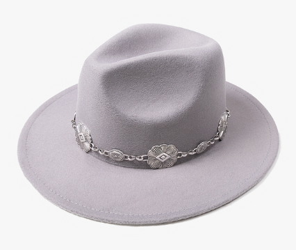 Jen & Co. Annette Chain Band Fedora
