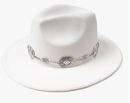 Jen & Co. Annette Chain Band Fedora