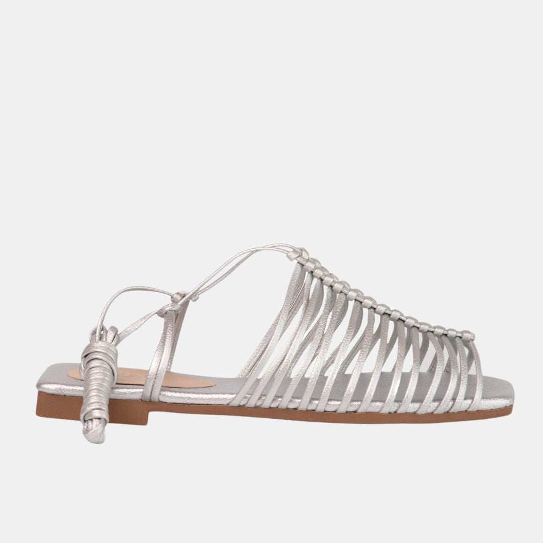 STRAPPY LACE UP SANDAL