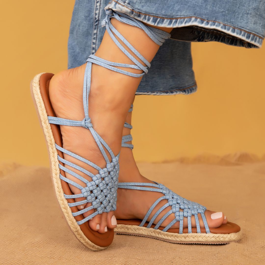 Cleo Strappy Espadrille Sandals