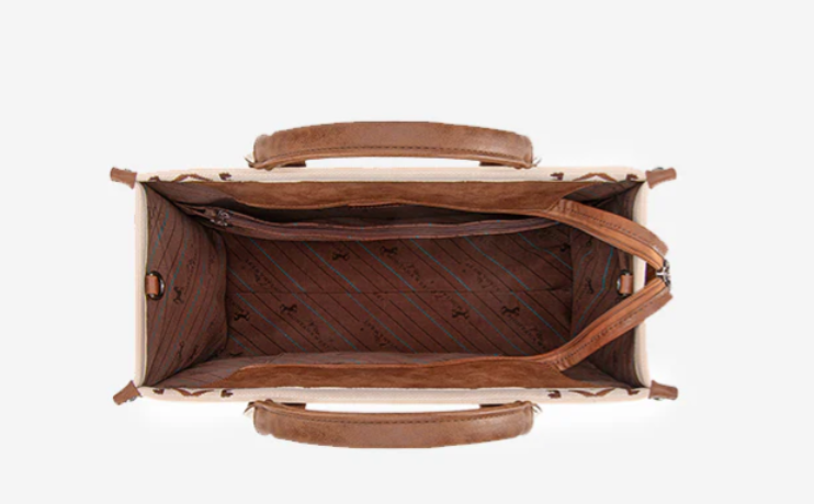 Montana West Aztec Print Wide Tote