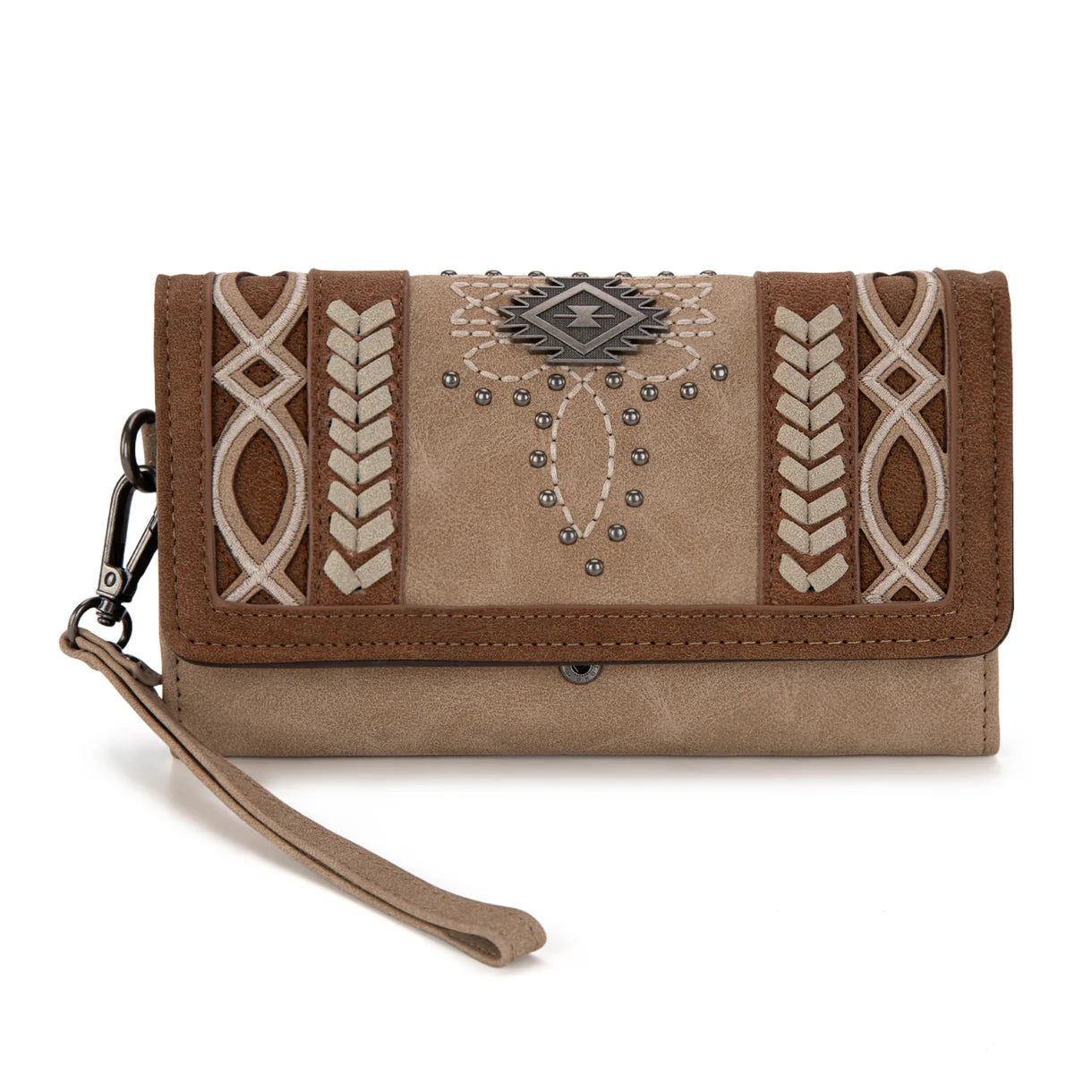 Montana West Cut-Out Embroidered Wallet