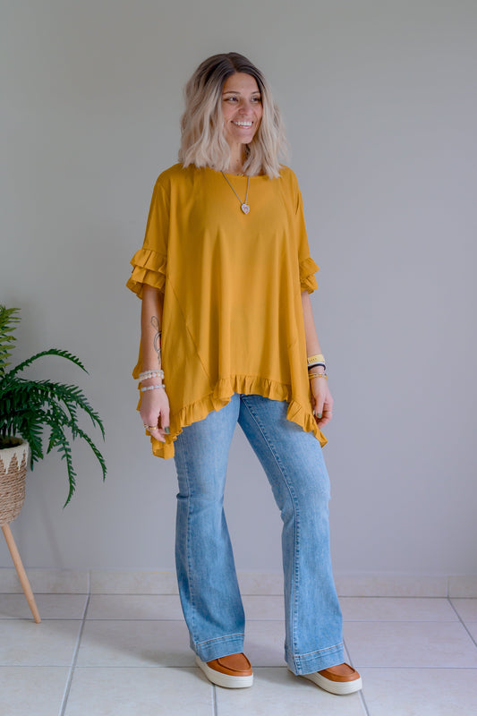 Mean Mr. Mustard Bell Sleeve