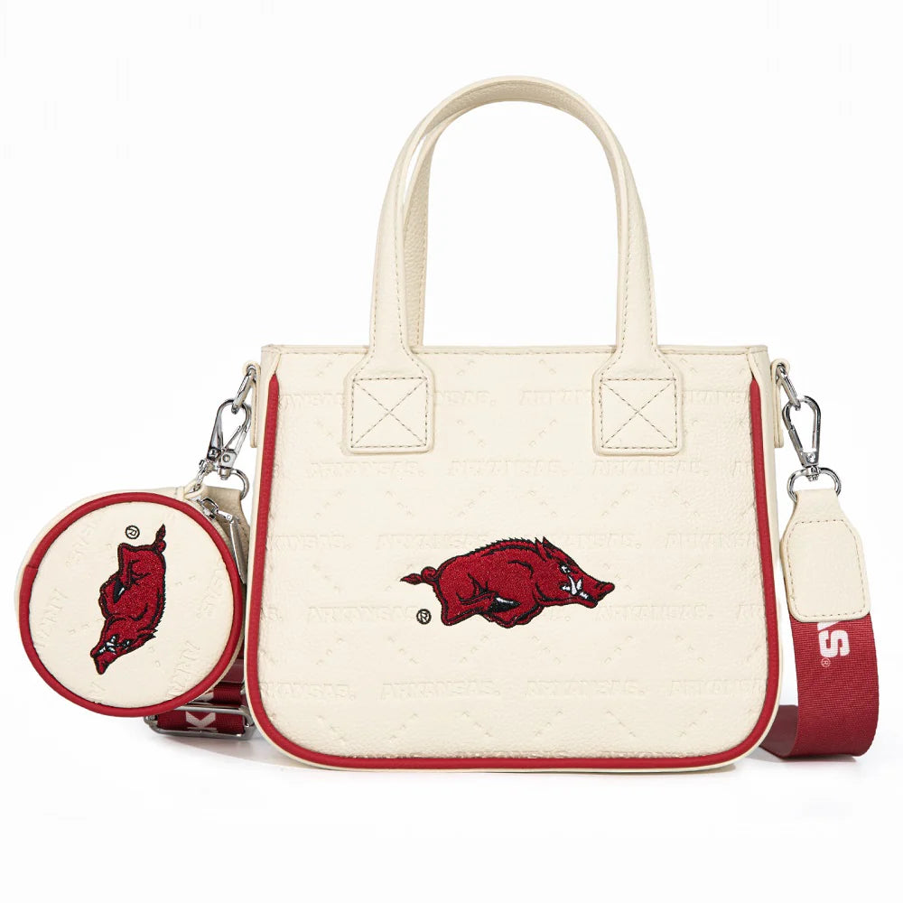 Wrangler NCAA Game Day Embossed Tote Bag w/Coin Pouch