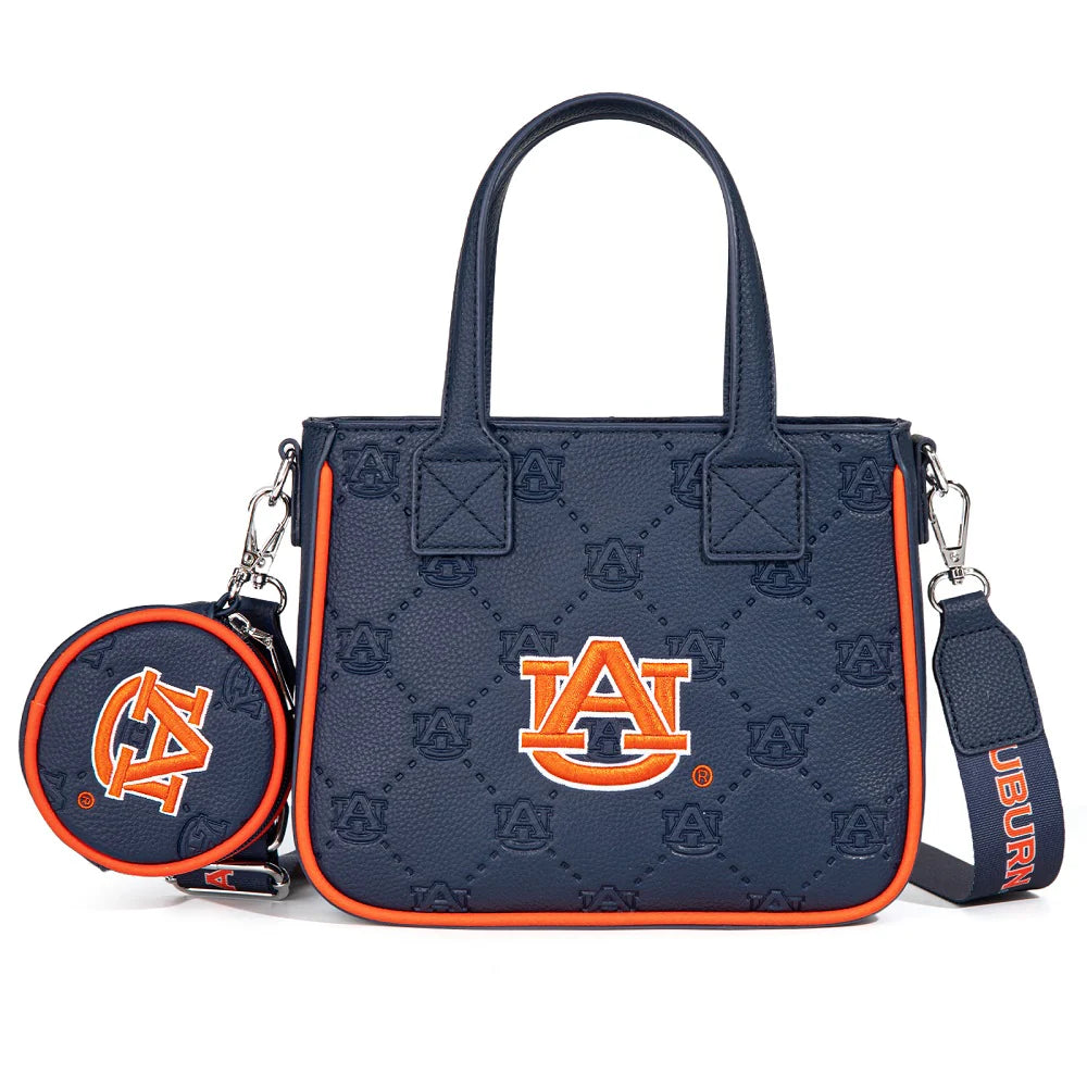 Wrangler NCAA Game Day Embossed Tote Bag w/Coin Pouch