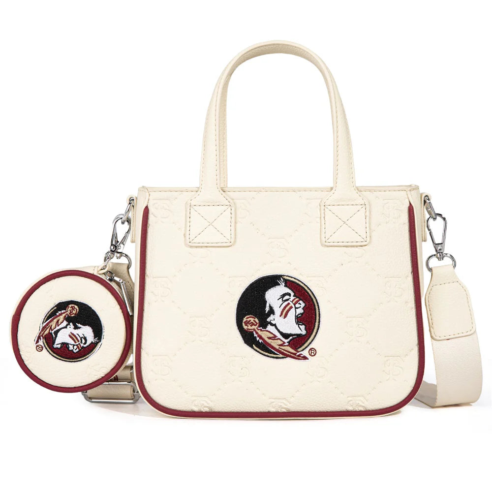 Wrangler NCAA Game Day Embossed Tote Bag w/Coin Pouch