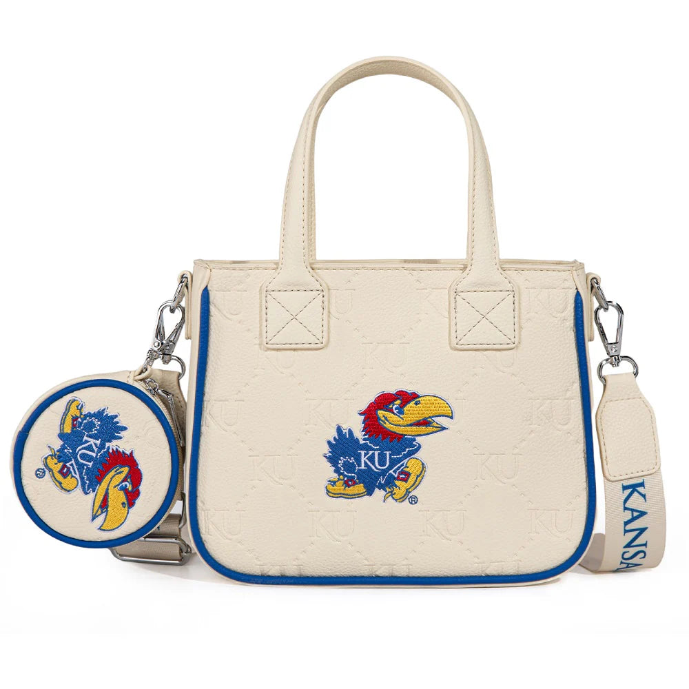 Wrangler NCAA Game Day Embossed Tote Bag w/Coin Pouch