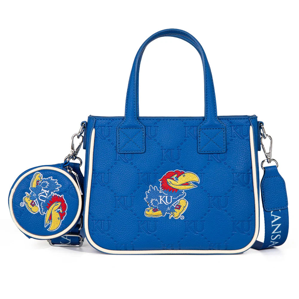 Wrangler NCAA Game Day Embossed Tote Bag w/Coin Pouch