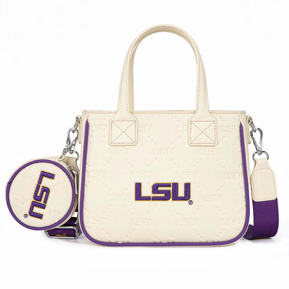 Wrangler NCAA Game Day Embossed Tote Bag w/Coin Pouch