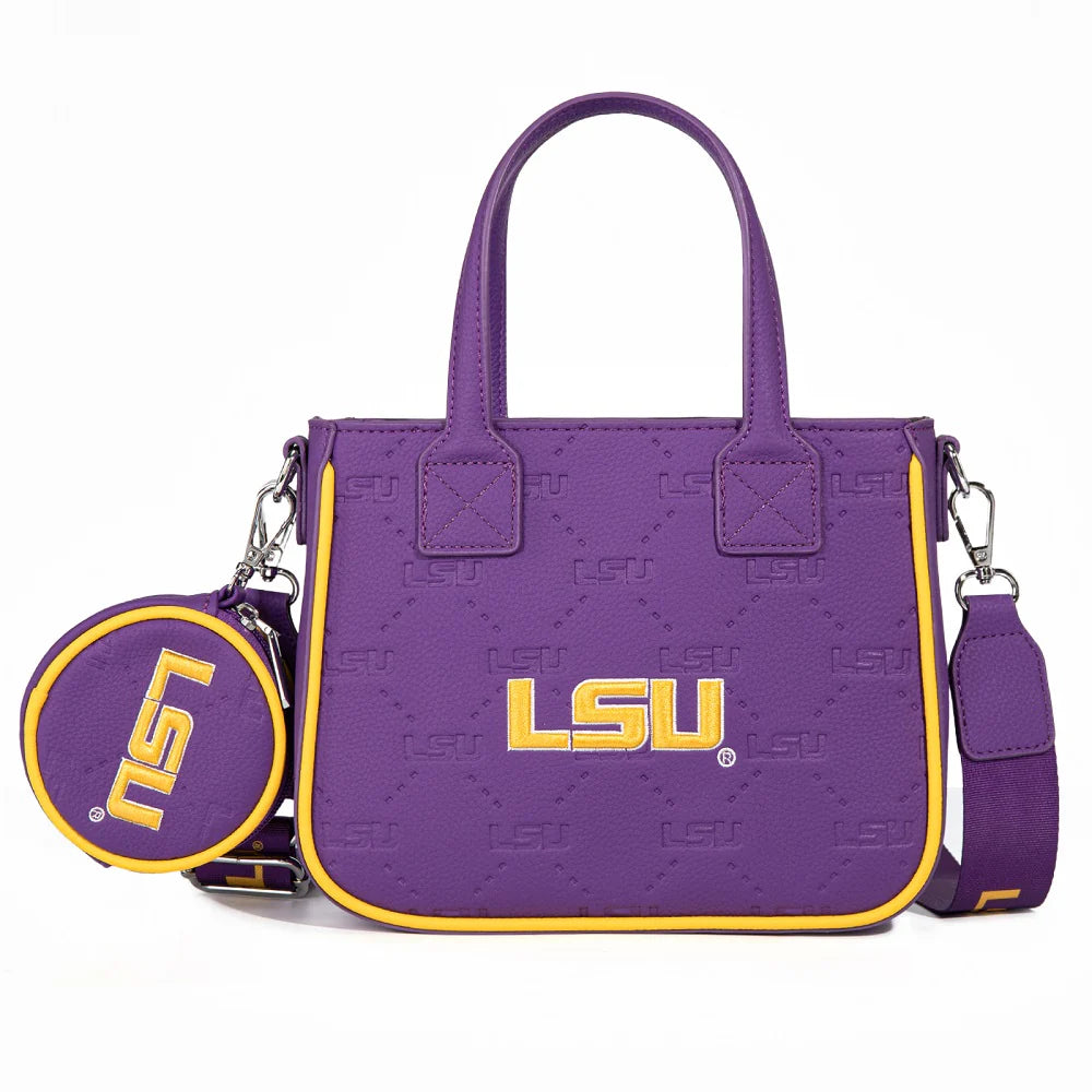 Wrangler NCAA Game Day Embossed Tote Bag w/Coin Pouch
