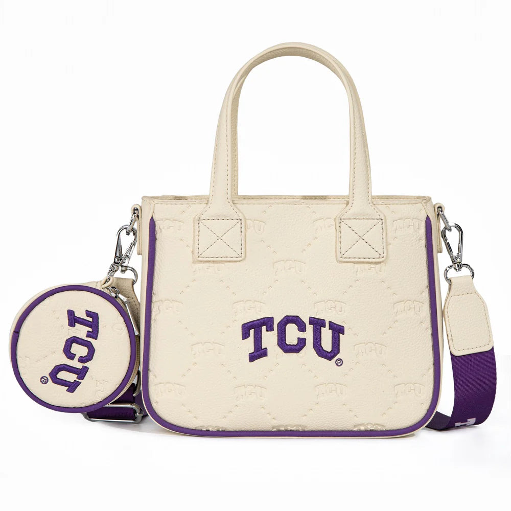 Wrangler NCAA Game Day Embossed Tote Bag w/Coin Pouch