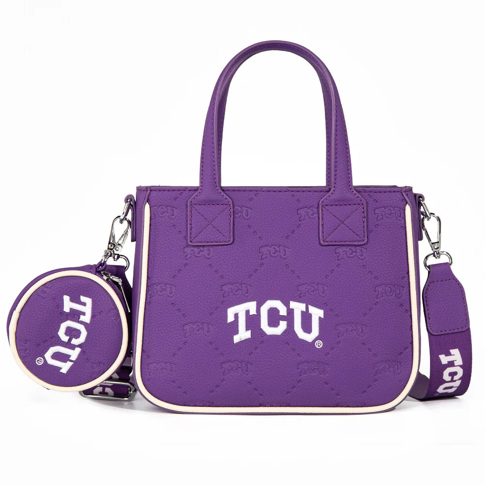 Wrangler NCAA Game Day Embossed Tote Bag w/Coin Pouch