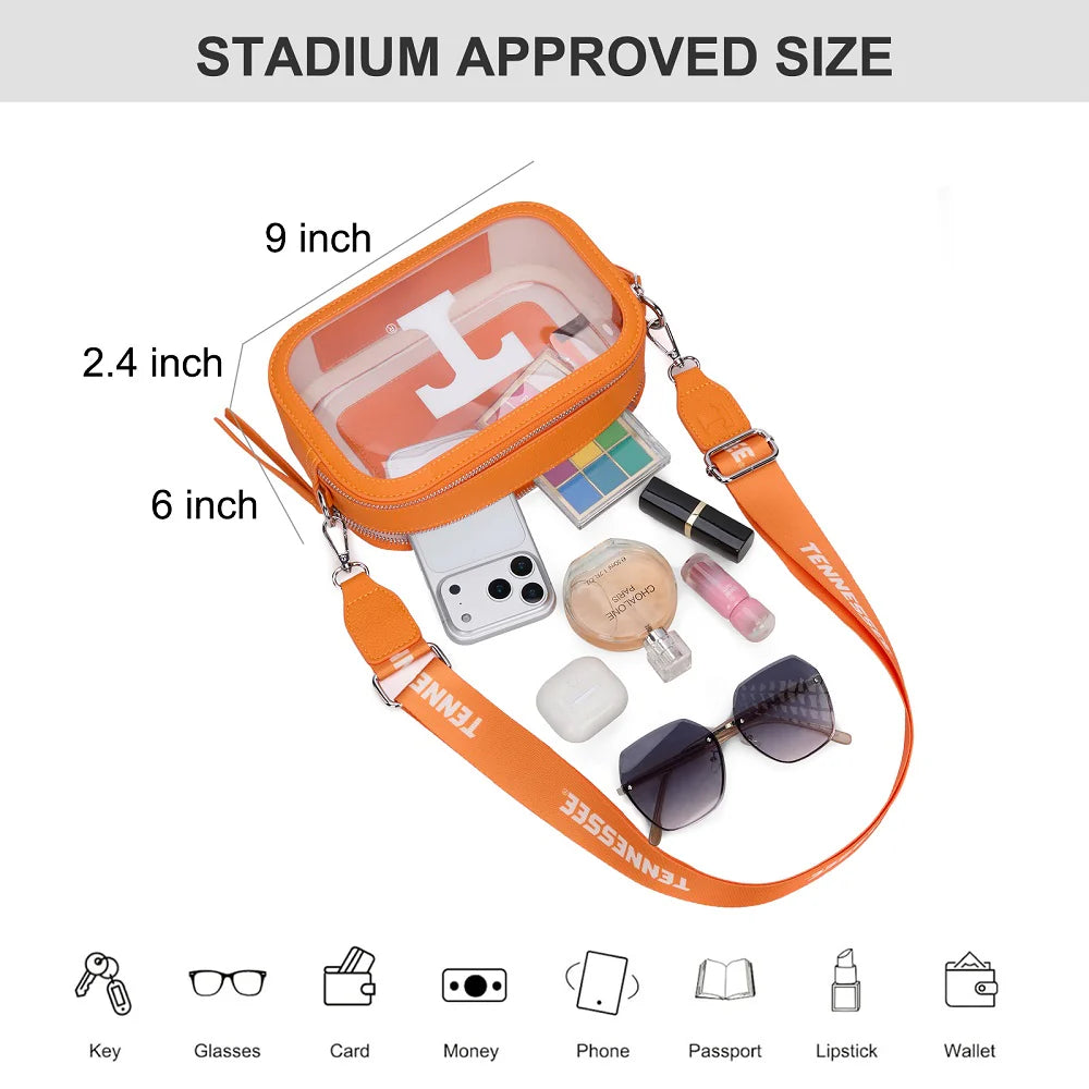 Wrangler NCAA Gameday Stadium Clear Crossbody Bag