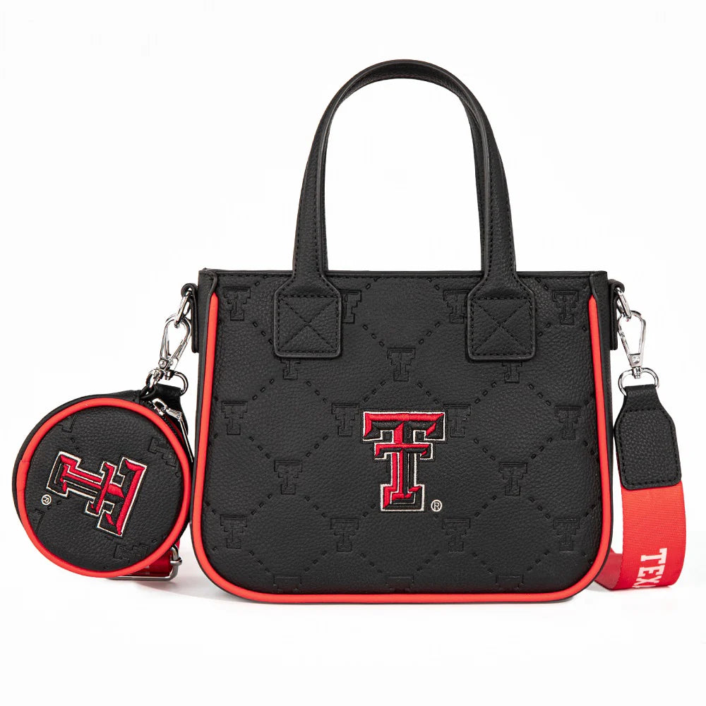 Wrangler NCAA Game Day Embossed Tote Bag w/Coin Pouch