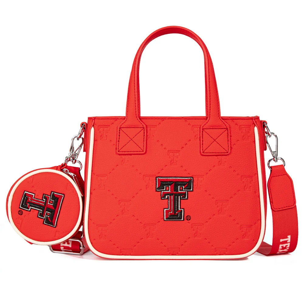 Wrangler NCAA Game Day Embossed Tote Bag w/Coin Pouch