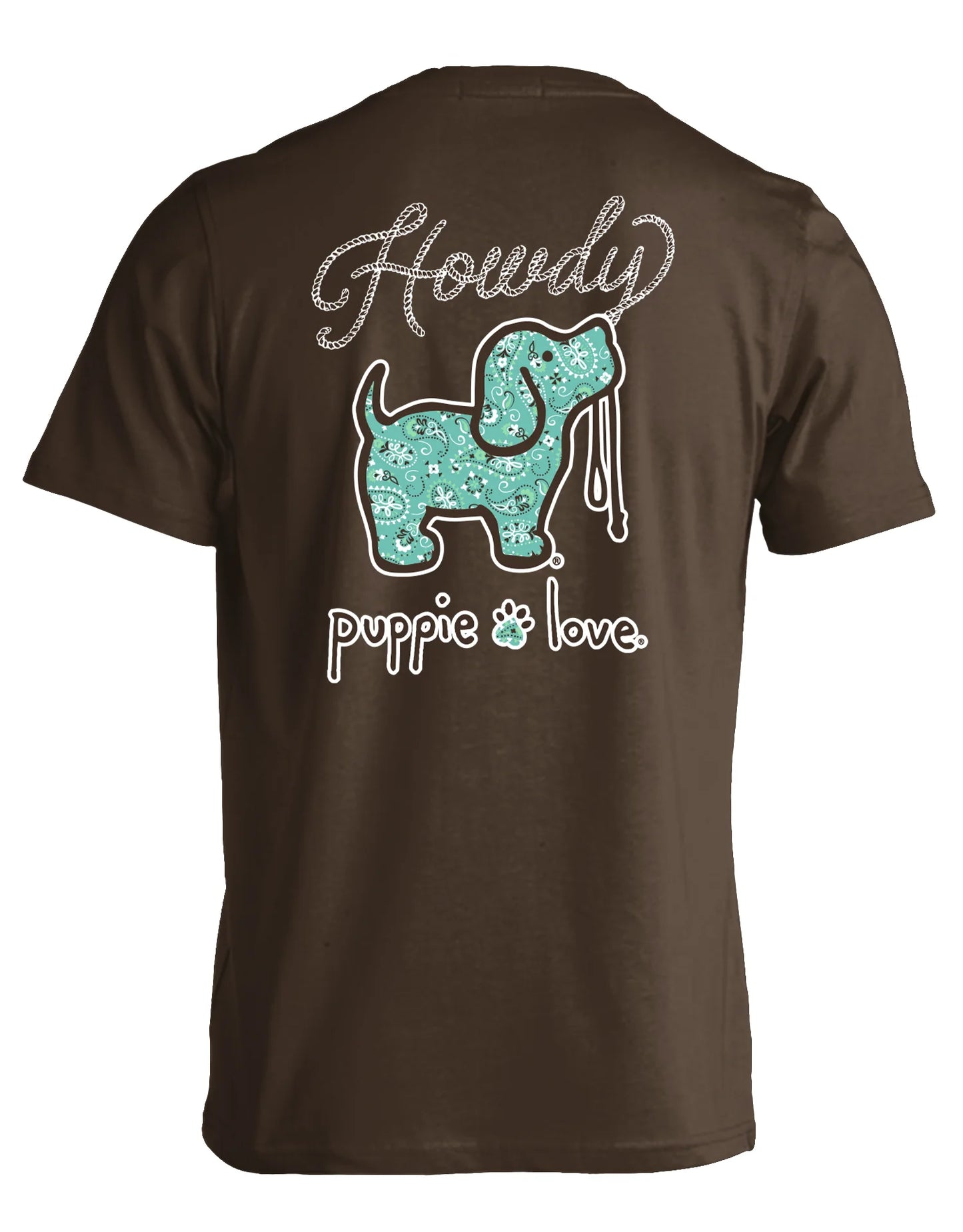 Puppie Love Howdy Bandana Pup T Shirt