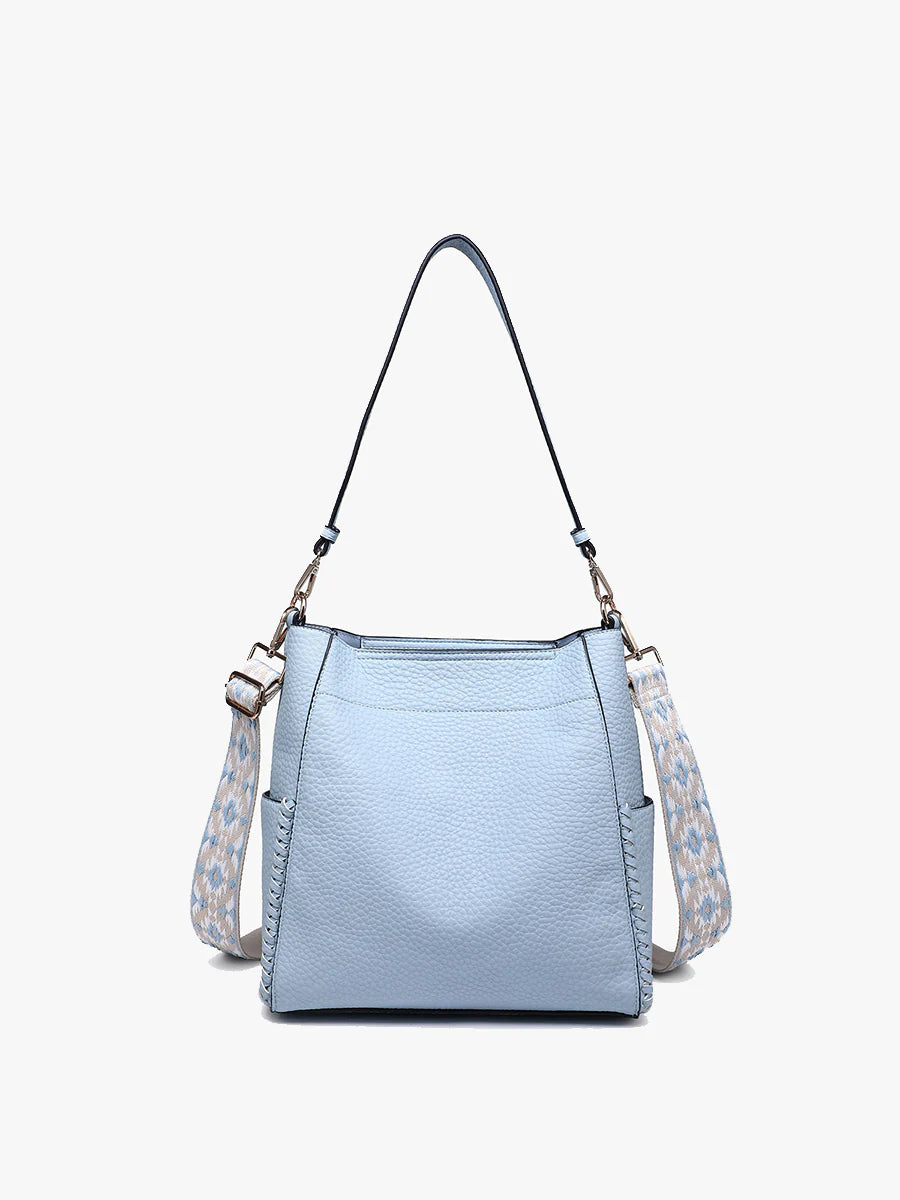 Jen & Co. Penny 2-in-1 Bucket Bag w/Guitar Strap