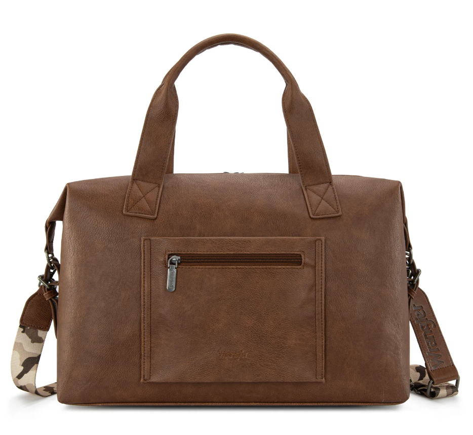 Wrangler Camo Print Duffle Bag & Shoulder Tote